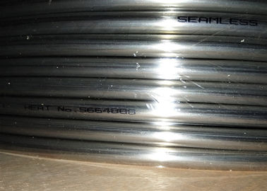 Bright ASTM 316 316L Stainless Steel Pipe Coil Dilas Seamless Untuk Industri Kimia