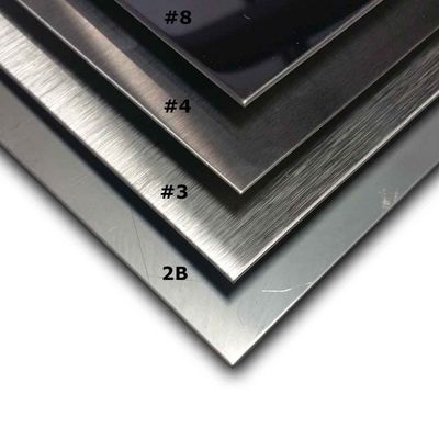 SS304 304L 301 316 316L 321 317L 904L 2B Selesai Lembar Baja Resipi Koil Plat Ketebalan 2mm