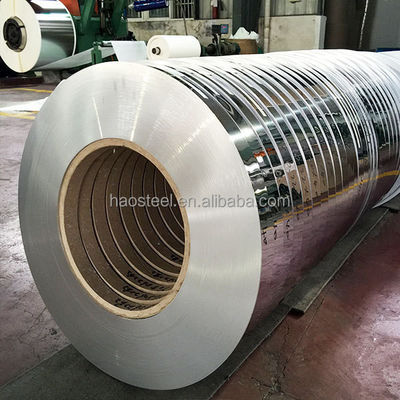 201 202 304L 316L 430 409 Stainless Steel Strip Coil 300 Seri 2B Ukuran Potong