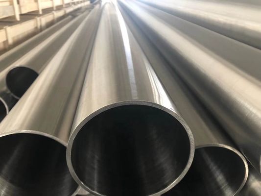 Pipa baja tahan karat yang sangat reflektif ASTM Standar 300 Seri-317L-316Ti Kelas Bagian Dalam Sisi Luar Dipularis hingga bersinar terang