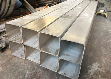 Welded Stainless Steel Pipe Square Rectangular 304 316 316L Permukaan Acar Inox