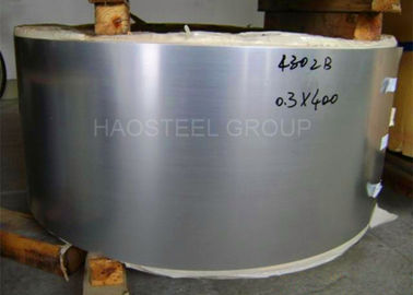 Panjang Kustom 430 Sheet Metal Coil, SS Cold Rolled Steel Sheet Dalam Coil