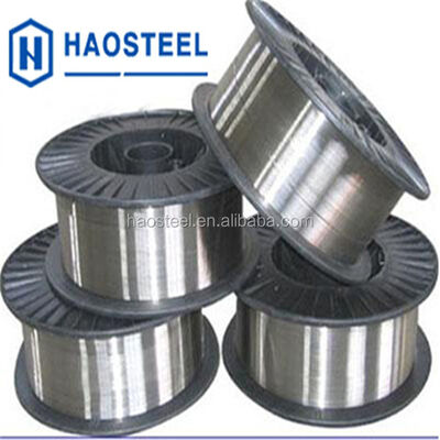 Kawat Las Baja Paduan Nikel Haosteel Ernicrmo-3 625 Bersertifikat ISO 1000m/rol Permukaan Matt Cerah Harga Per kg Kawat Super