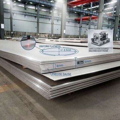 Cold Rolled 304 stainless steel plate 2B Finish 0.1mm-0.8mm Ultra-Thin Precision ±0.01mm untuk komponen elektronik
