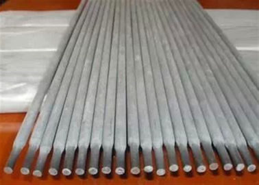 Putih - Abu-abu DC AC Kawat Baja Stainless Steel Welding Tipe E6013 7018